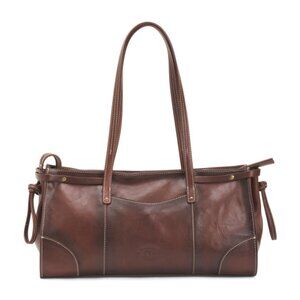 CAVALCANTI Made In Italy Leather East West Satchel